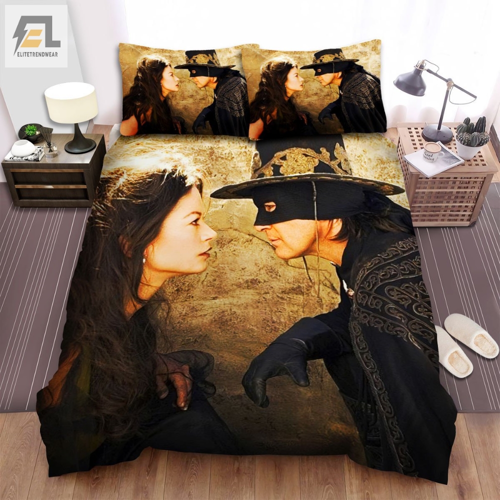 The Mask Of Zorro 1998 Movie Scene Bed Sheets Spread Comforter Duvet Cover Bedding Sets 