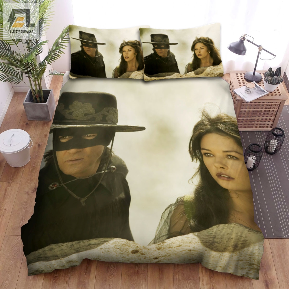 The Mask Of Zorro 1998 Movie Scene 3 Bed Sheets Spread Comforter Duvet Cover Bedding Sets 