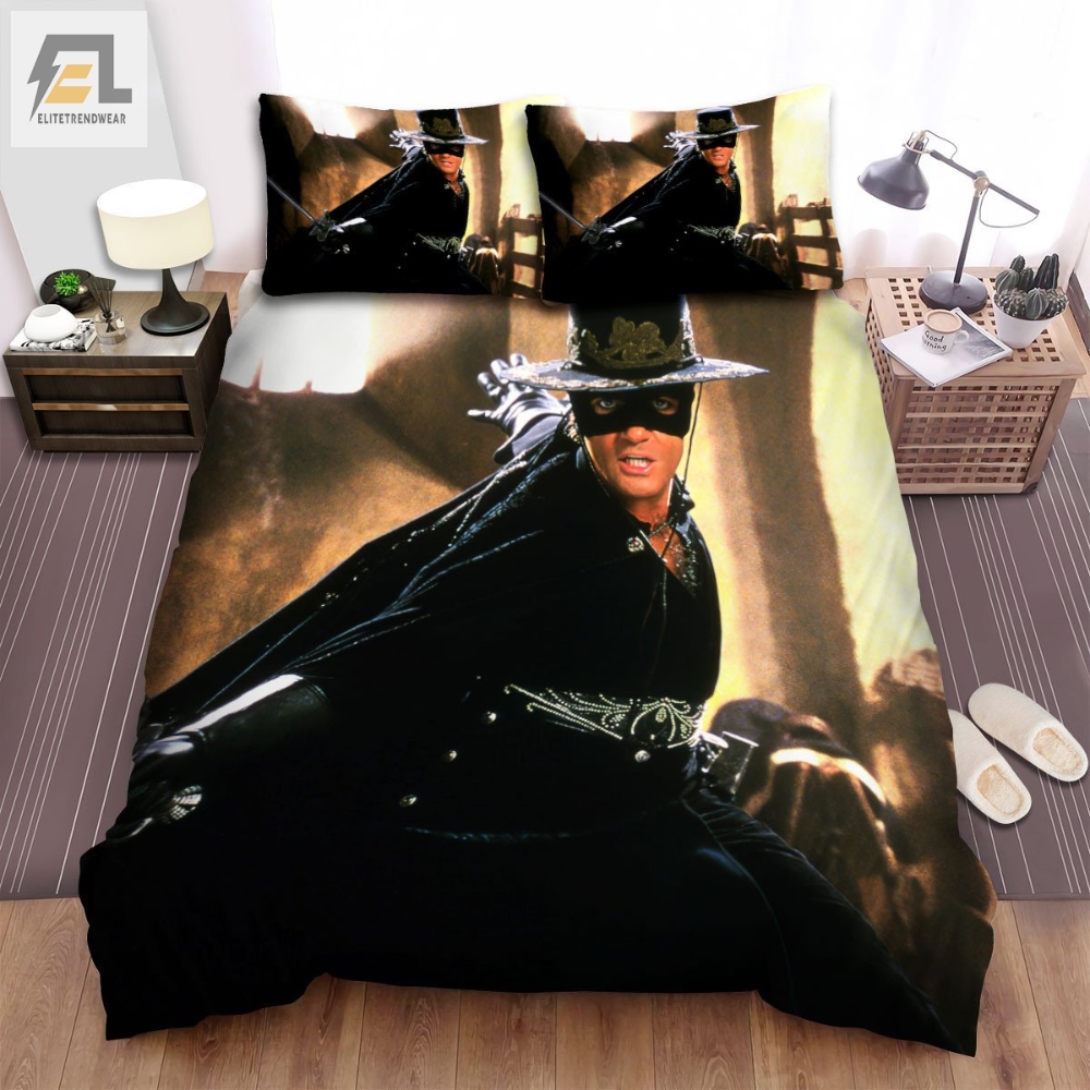 The Mask Of Zorro 1998 Cool Movie Scene Bed Sheets Spread Comforter Duvet Cover Bedding Sets 