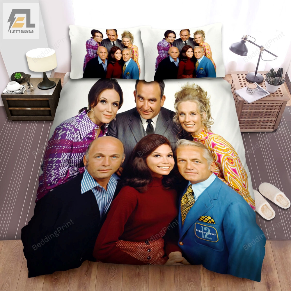 The Mary Tyler Moore Show Happy Family Bed Sheets Duvet Cover Bedding Sets 