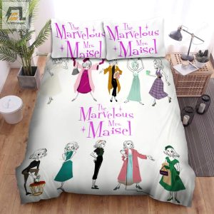 The Marvelous Mrs. Maisel Movie Digital Art Bed Sheets Duvet Cover Bedding Sets elitetrendwear 1 1