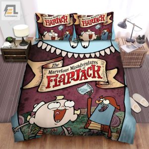 The Marvelous Misadventures Of Flapjack Vol 1 Poster Bed Sheets Spread Duvet Cover Bedding Sets elitetrendwear 1 1