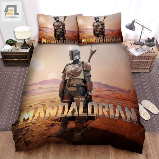 The Mandalorian 2019 The Mandalorian Poster Ver 1 Bed Sheets Duvet Cover Bedding Sets elitetrendwear 1 1
