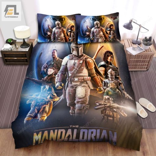 The Mandalorian 2019 Movie Poster Ver 6 Bed Sheets Duvet Cover Bedding Sets elitetrendwear 1