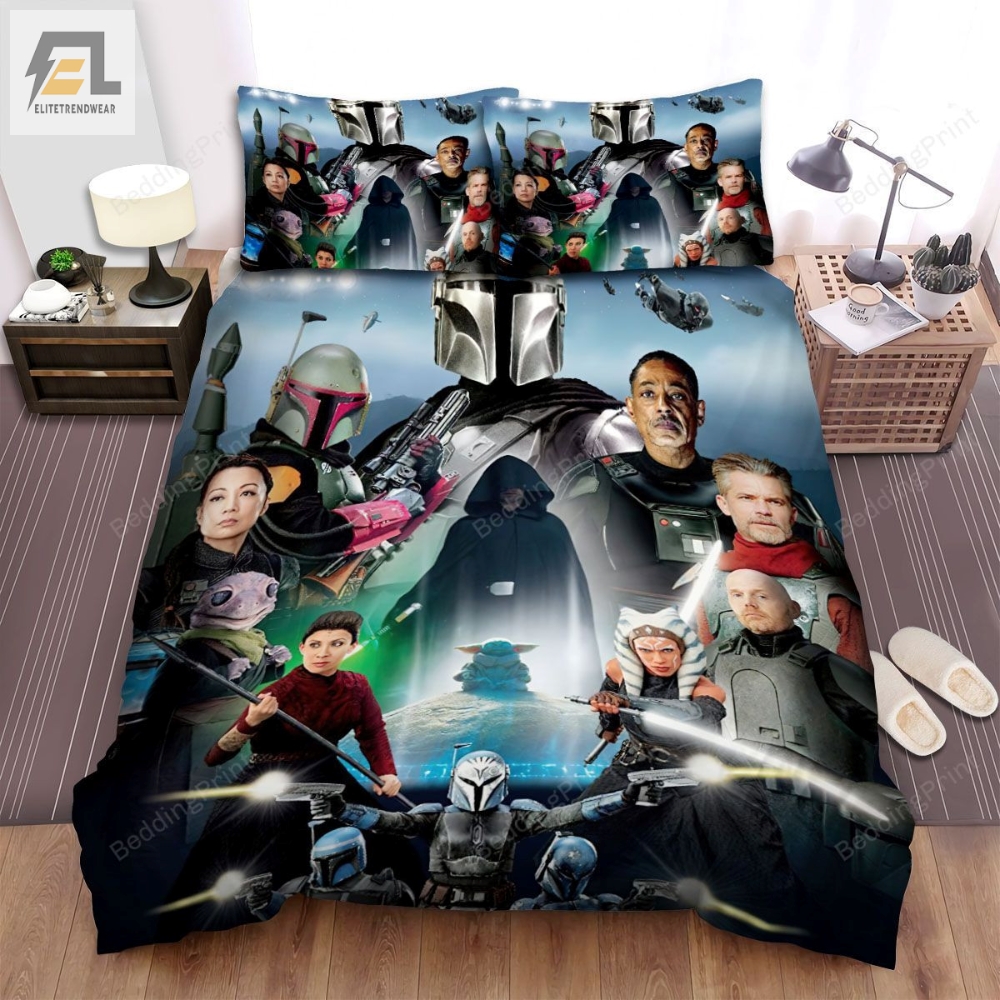 The Mandalorian 2019 Movie Poster Ver 5 Bed Sheets Duvet Cover Bedding Sets 