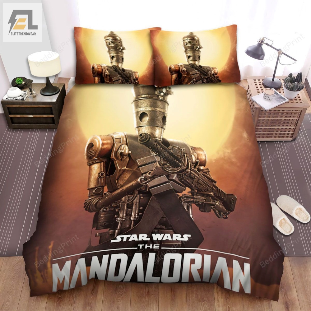 The Mandalorian 2019 Ig11 Movie Poster Bed Sheets Duvet Cover Bedding Sets 