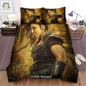 The Mandalorian 2019 Cara Dune Movie Poster Ver 1 Bed Sheets Duvet Cover Bedding Sets elitetrendwear 1 1