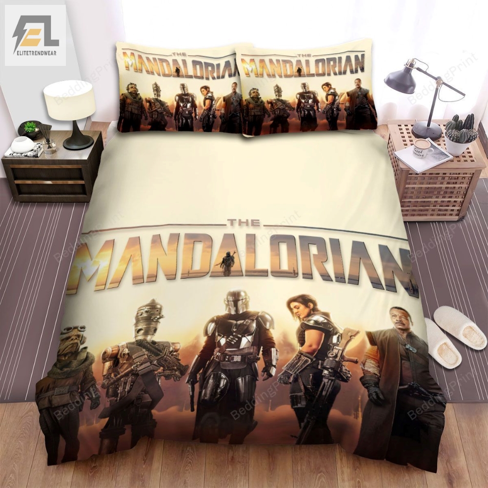 The Mandalorian 2019 All Main Actors Poster Bed Sheets Duvet Cover Bedding Sets 