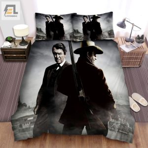 The Man Who Shot Liberty Valance 1962 Movie Poster Theme Bed Sheets Spread Comforter Duvet Cover Bedding Sets elitetrendwear 1 1