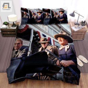 The Man Who Shot Liberty Valance 1962 Movie Scene Bed Sheets Spread Comforter Duvet Cover Bedding Sets elitetrendwear 1 1