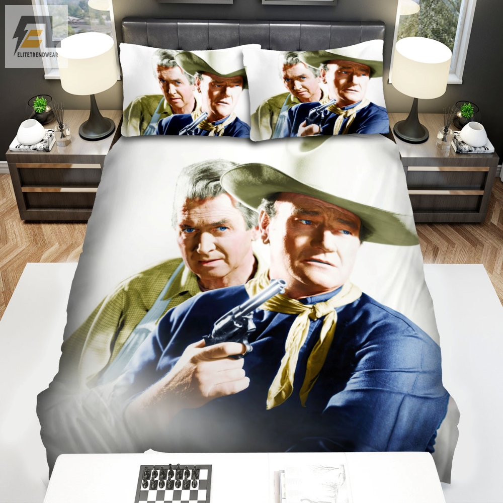 The Man Who Shot Liberty Valance 1962 Movie Poster Fanart Bed Sheets Spread Comforter Duvet Cover Bedding Sets 