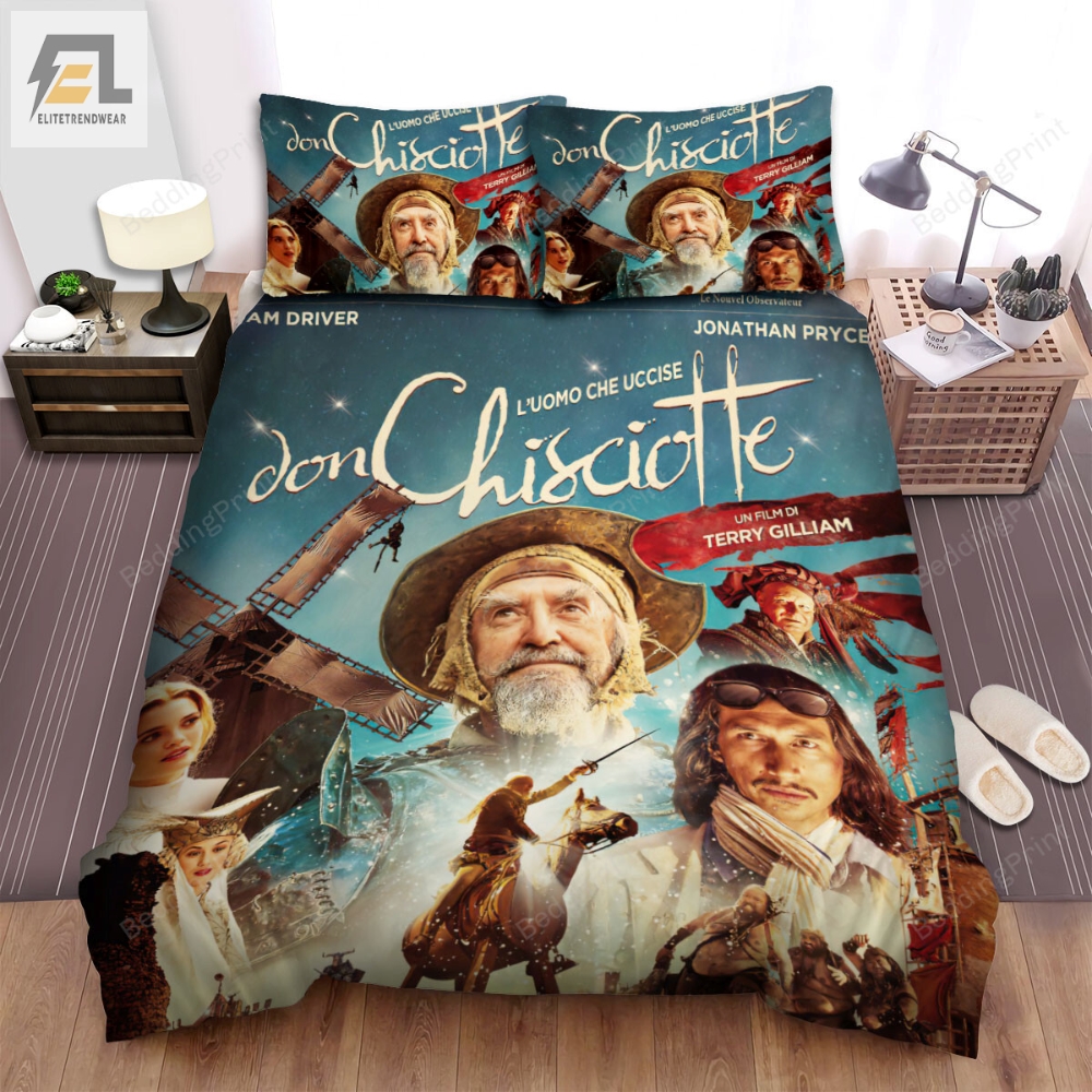 The Man Who Killed Don Quixote Movie Poster 5 Bed Sheets Duvet Cover Bedding Sets 
