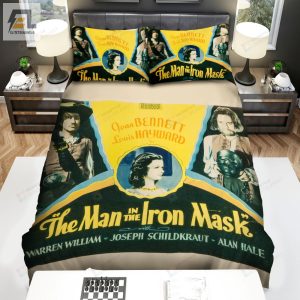 The Man In The Iron Mask I Movie Old Poster Bed Sheets Duvet Cover Bedding Sets elitetrendwear 1 1