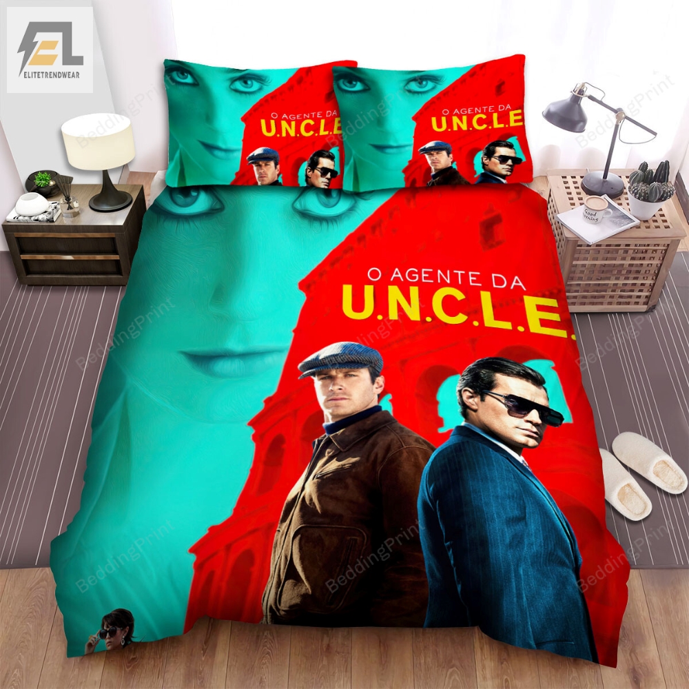 The Man From U.N.C.L.E Movie Poster 5 Bed Sheets Duvet Cover Bedding Sets 