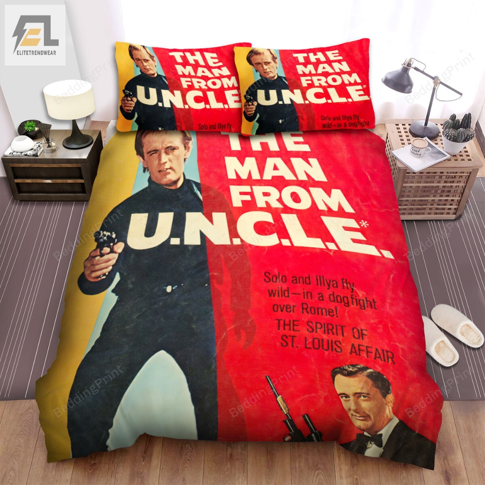 The Man From U.N.C.L.E Movie Poster 2 Bed Sheets Duvet Cover Bedding Sets 