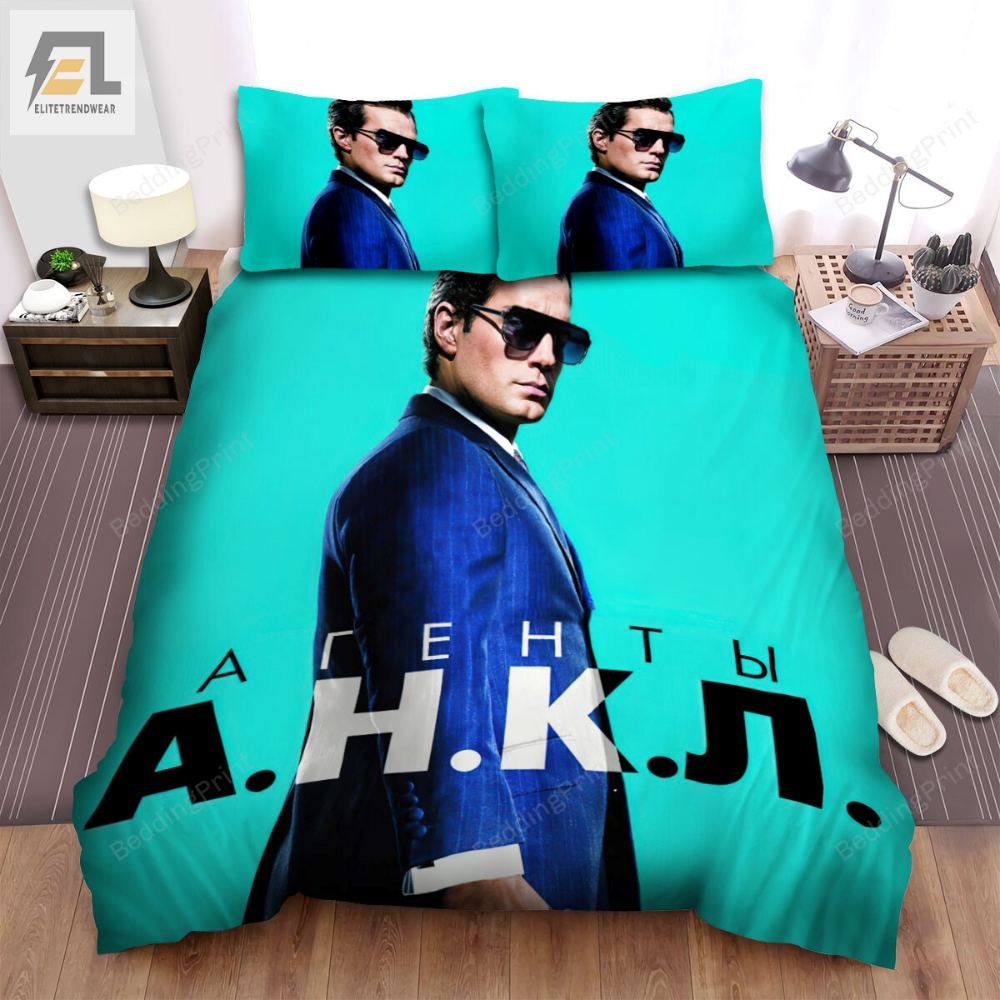 The Man From U.N.C.L.E Movie Poster 6 Bed Sheets Duvet Cover Bedding Sets 