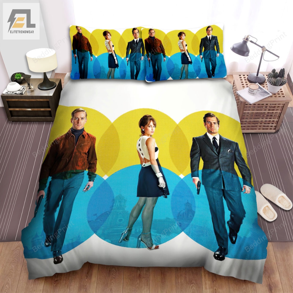 The Man From U.N.C.L.E Movie Poster 1 Bed Sheets Duvet Cover Bedding Sets 