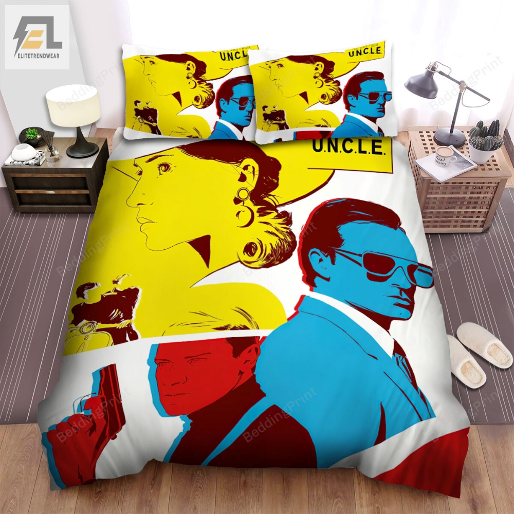 The Man From U.N.C.L.E Movie Art 6 Bed Sheets Duvet Cover Bedding Sets 