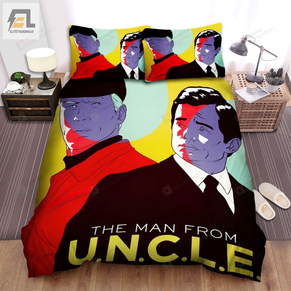 The Man From U.N.C.L.E Movie Art 2 Bed Sheets Duvet Cover Bedding Sets elitetrendwear 1