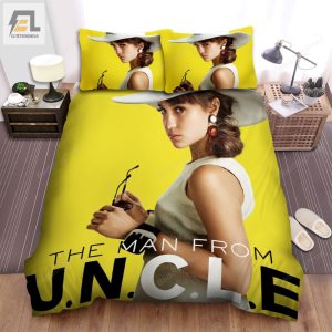 The Man From U.N.C.L.E Alicia Vikander Poster Bed Sheets Duvet Cover Bedding Sets elitetrendwear 1 1