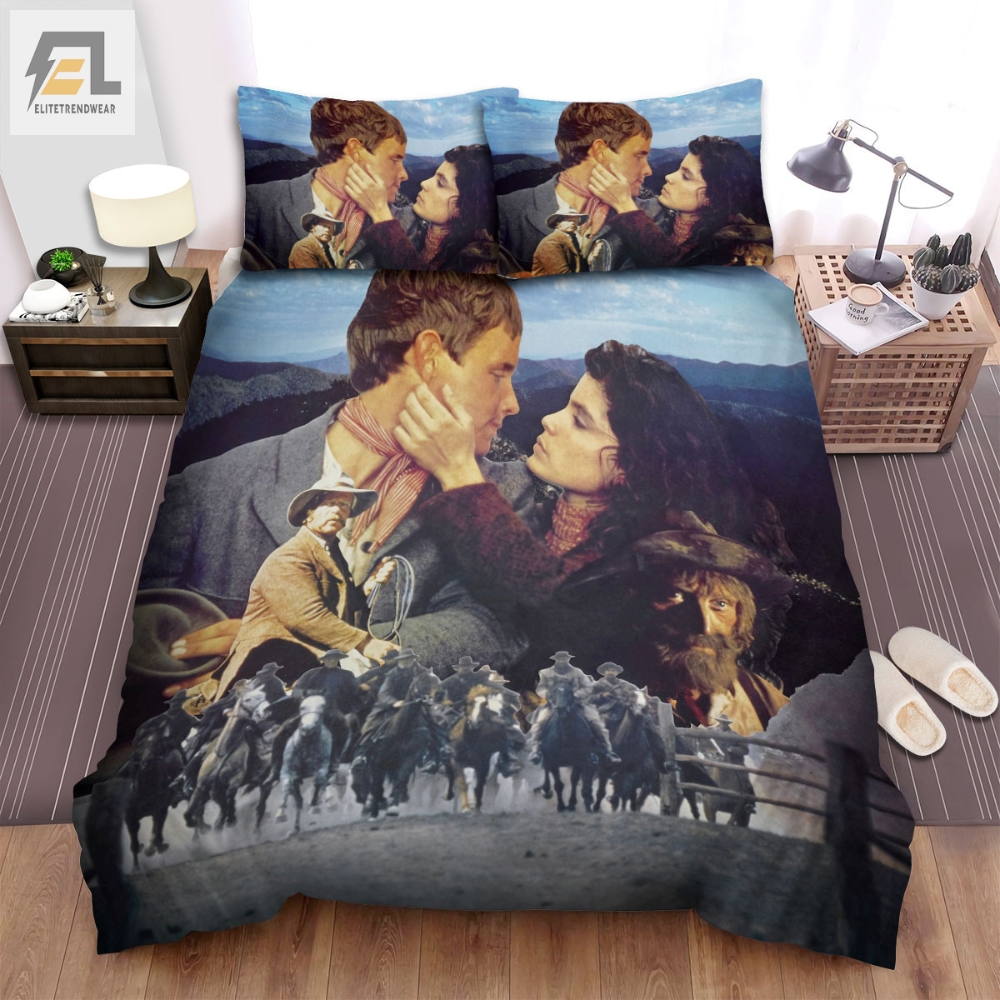 The Man From Snowy River 1982 Movie Poster Ver 3 Bed Sheets Spread Comforter Duvet Cover Bedding Sets 