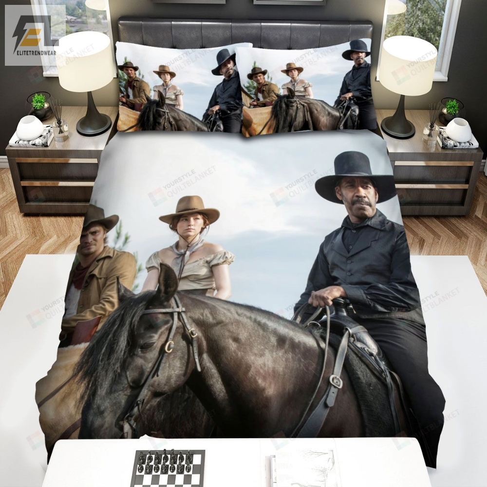 The Magnificent Seven 2016 Movie Scene 3 Bed Sheets Spread Comforter Duvet Cover Bedding Sets 