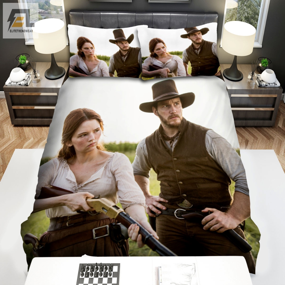 The Magnificent Seven 2016 Movie Scene 2 Bed Sheets Spread Comforter Duvet Cover Bedding Sets 
