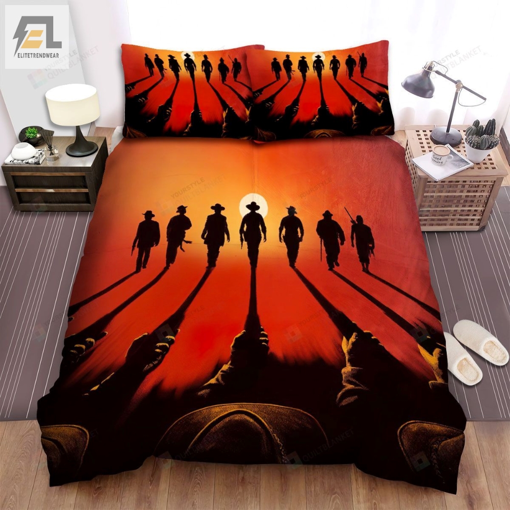 The Magnificent Seven 2016 Movie Poster Ver 3 Bed Sheets Spread Comforter Duvet Cover Bedding Sets 
