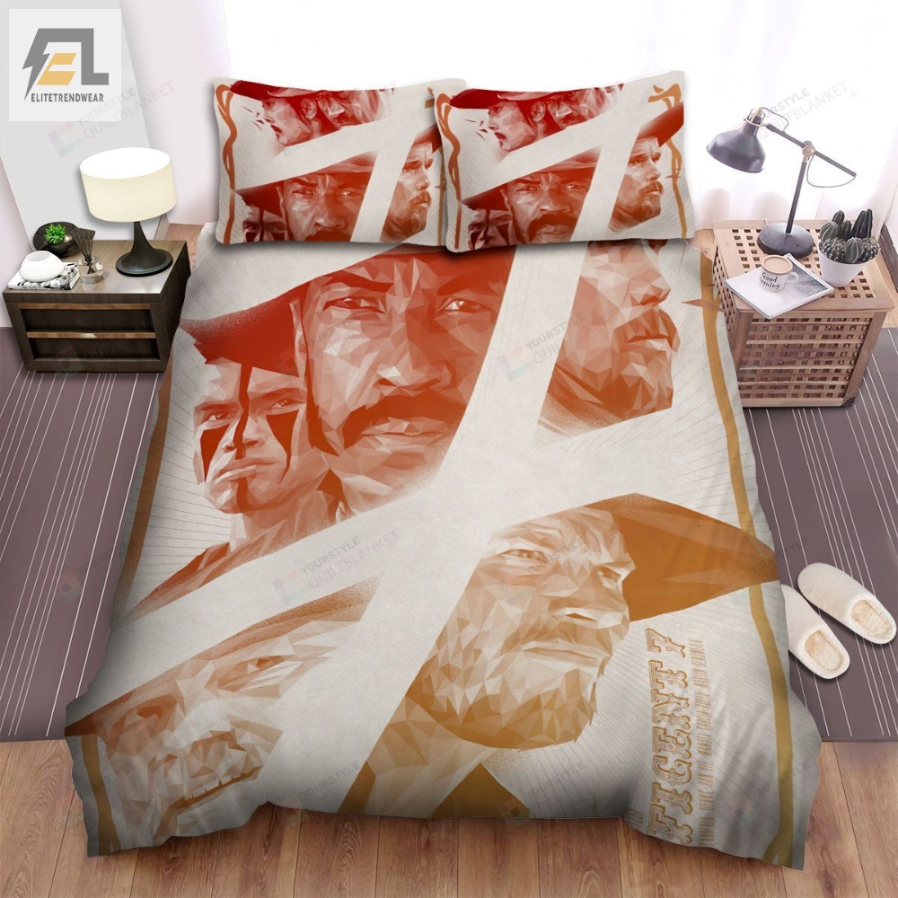 The Magnificent Seven 2016 Fanart Poster Bed Sheets Spread Comforter Duvet Cover Bedding Sets 