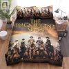 The Magnificent Seven 1960 Western Legends Movie Poster Bed Sheets Spread Comforter Duvet Cover Bedding Sets elitetrendwear 1