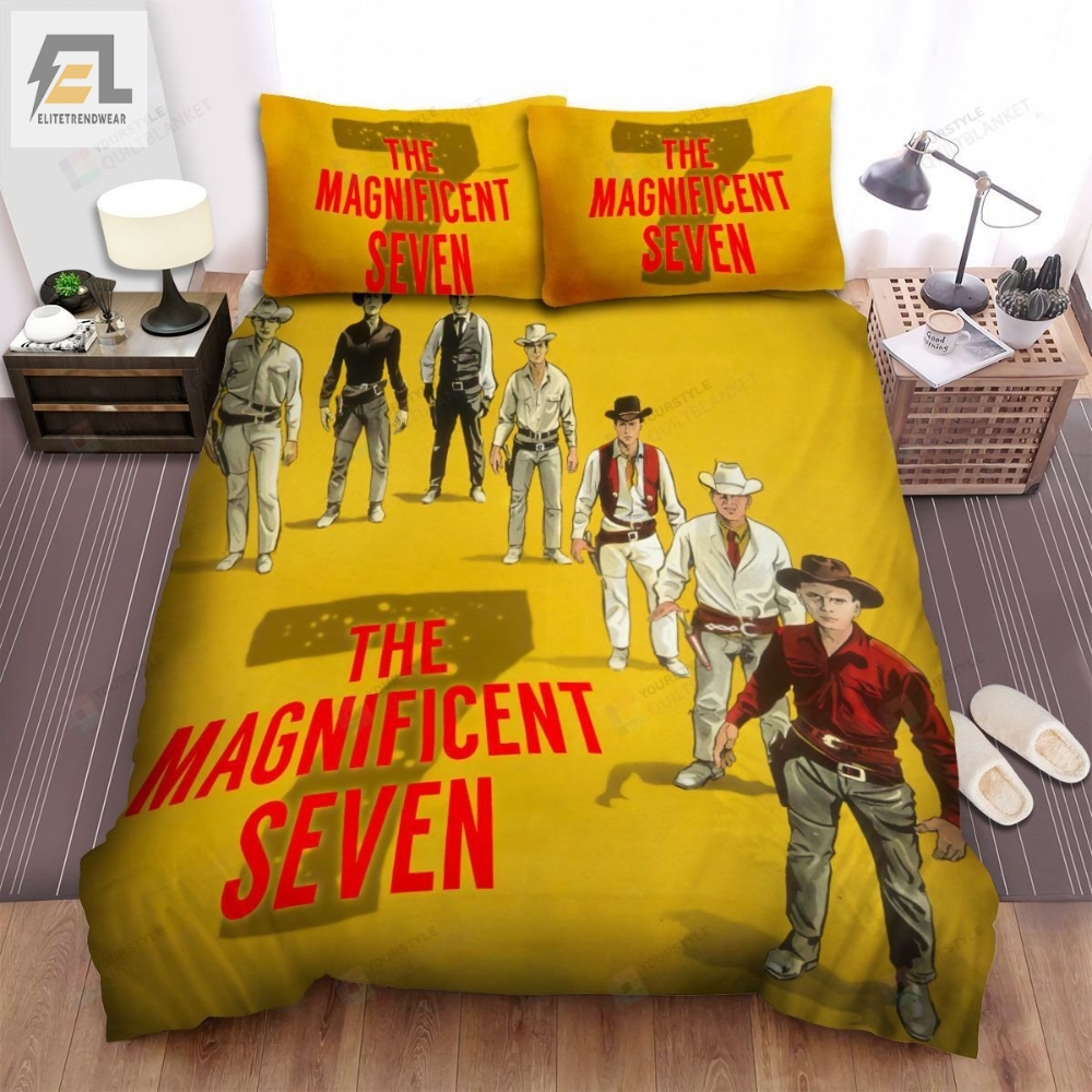 The Magnificent Seven 1960 Royal Scottish National Orchestra Movie Poster Bed Sheets Spread Comforter Duvet Cover Bedding Sets 