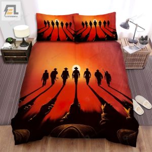 The Magnificent Seven 1960 Just Has A Number Movie Poster Bed Sheets Spread Comforter Duvet Cover Bedding Sets elitetrendwear 1 1