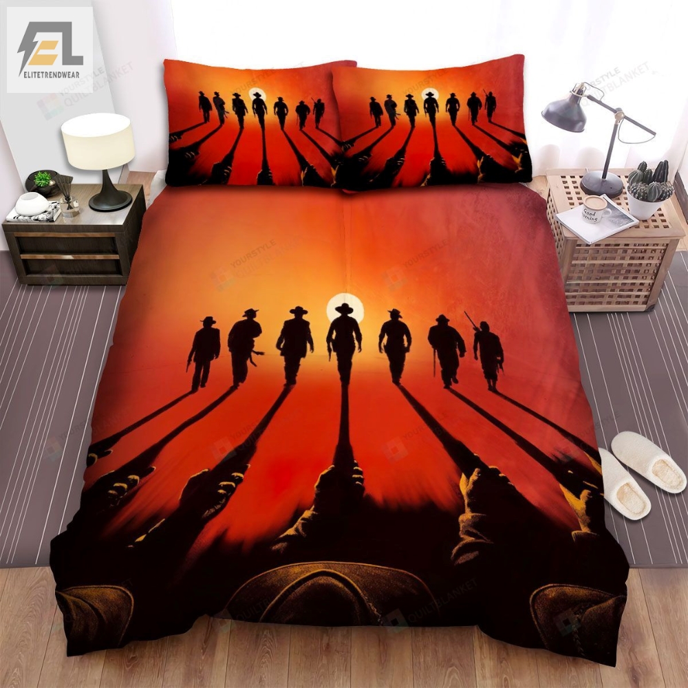 The Magnificent Seven 1960 Just Has A Number Movie Poster Bed Sheets Spread Comforter Duvet Cover Bedding Sets 