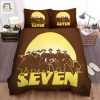 The Magnificent Seven 1960 Cowboy Group Movie Poster Bed Sheets Spread Comforter Duvet Cover Bedding Sets elitetrendwear 1