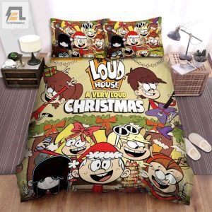 The Loud House The Very Loud Christmas Poster Bed Sheets Spread Duvet Cover Bedding Sets elitetrendwear 1 1