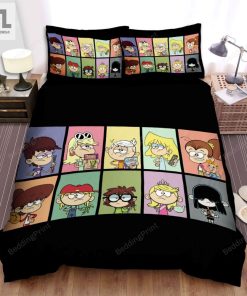 The Loud House The Loud Family Bed Sheets Spread Duvet Cover Bedding Sets elitetrendwear 1 1