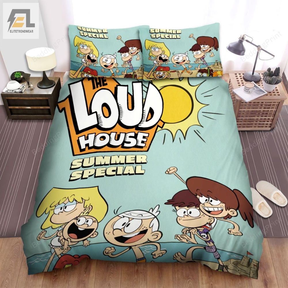 The Loud House Special Summer Bed Sheets Spread Duvet Cover Bedding Sets 