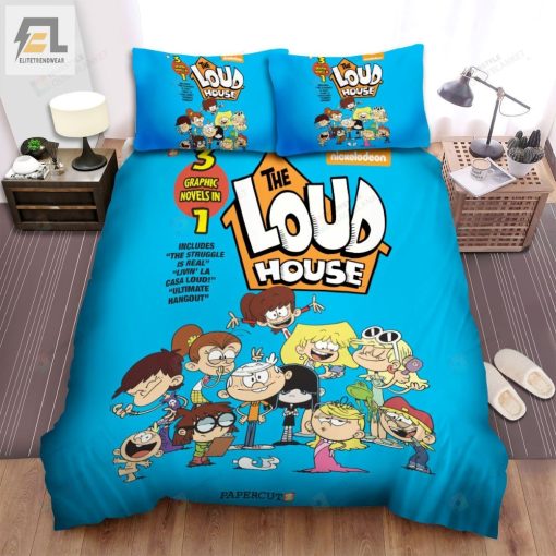 The Loud House Loud Family Moments Bed Sheets Spread Duvet Cover Bedding Sets elitetrendwear 1