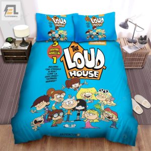 The Loud House Loud Family Moments Bed Sheets Spread Duvet Cover Bedding Sets elitetrendwear 1 1