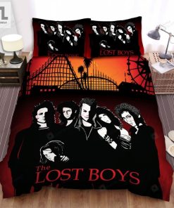 The Lost Boys Six People In The Movie With Black Clothes Movie Poster Bed Sheets Spread Comforter Duvet Cover Bedding Sets elitetrendwear 1 1