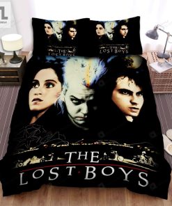The Lost Boys Sleep All Day Party All Night Never Grow Old Never Die Itas Fun To Be A Vampire Movie Poster Bed Sheets Spread Comforter Duvet Cover Bedding Sets elitetrendwear 1 1