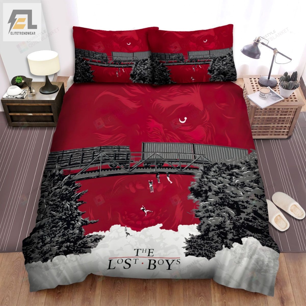 The Lost Boys People Under The Railway Movie Poster Bed Sheets Spread Comforter Duvet Cover Bedding Sets 