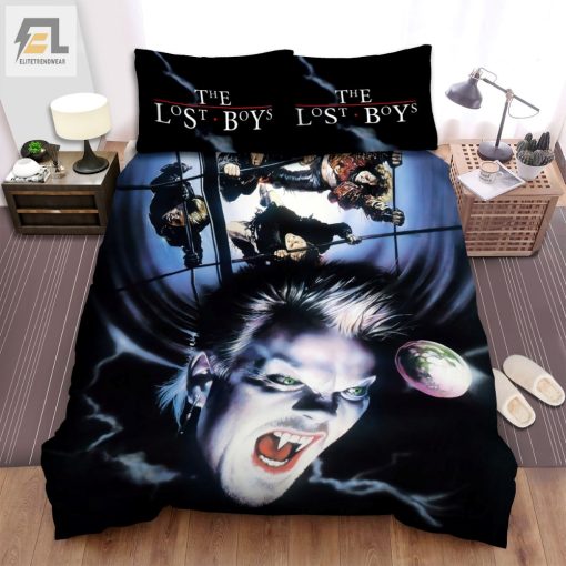 The Lost Boys Being Wild Is In Their Blood Movie Poster Bed Sheets Spread Comforter Duvet Cover Bedding Sets elitetrendwear 1