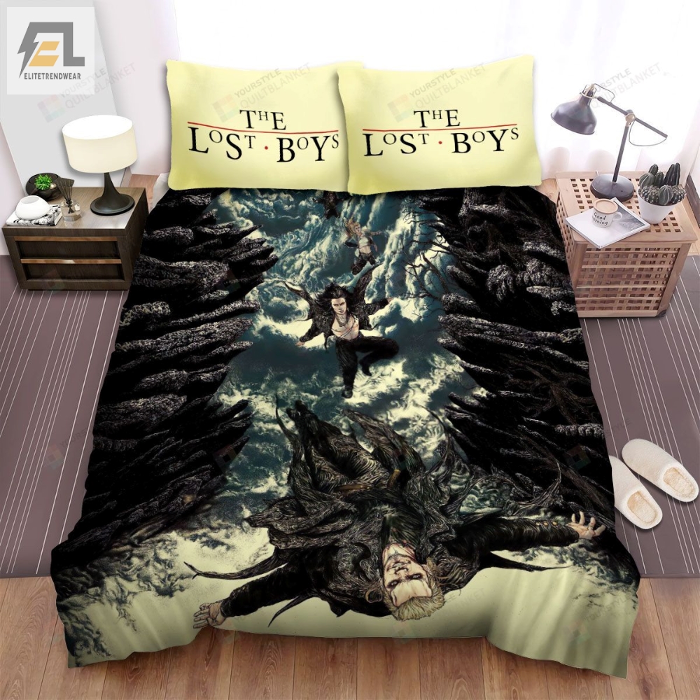The Lost Boys Art Picture Of The Scenes Movie In The Poster Bed Sheets Spread Comforter Duvet Cover Bedding Sets elitetrendwear 1