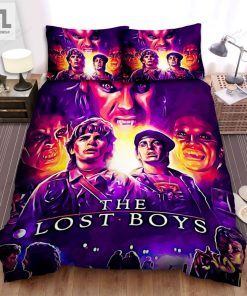 The Lost Boys Art Movie Poster Of All Actors Movie Bed Sheets Spread Comforter Duvet Cover Bedding Sets elitetrendwear 1 1