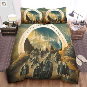 The Lord Of The Ring Who Will Transport The Ring Bed Sheets Duvet Cover Bedding Sets elitetrendwear 1 1