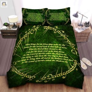 The Lord Of The Ring The Ring Of Powers Bed Sheets Duvet Cover Bedding Sets elitetrendwear 1 1