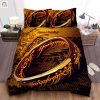 The Lord Of The Ring Powerful Ring Bed Sheets Duvet Cover Bedding Sets elitetrendwear 1