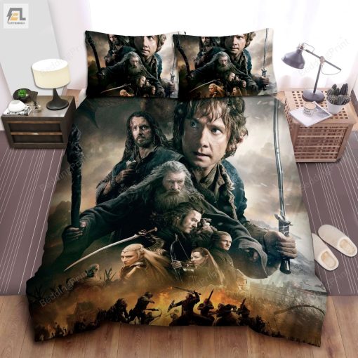 The Lord Of The Ring Fighting Versus Azog Bed Sheets Duvet Cover Bedding Sets elitetrendwear 1 1