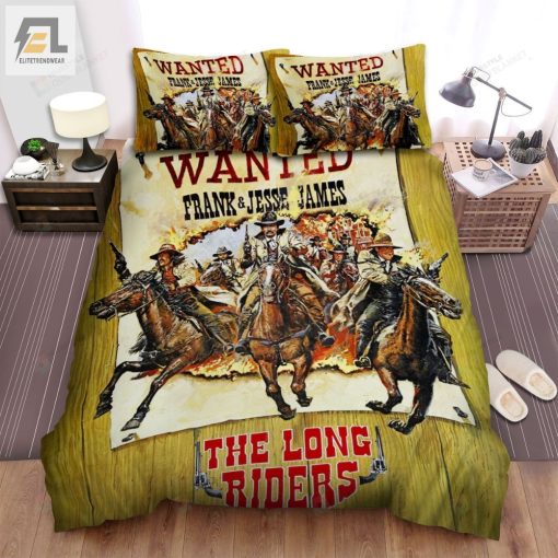 The Long Riders 1980 Movie Poster Ver 4 Bed Sheets Spread Comforter Duvet Cover Bedding Sets elitetrendwear 1